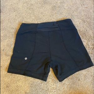 Lululemon Black Tight Shorts Size 8
